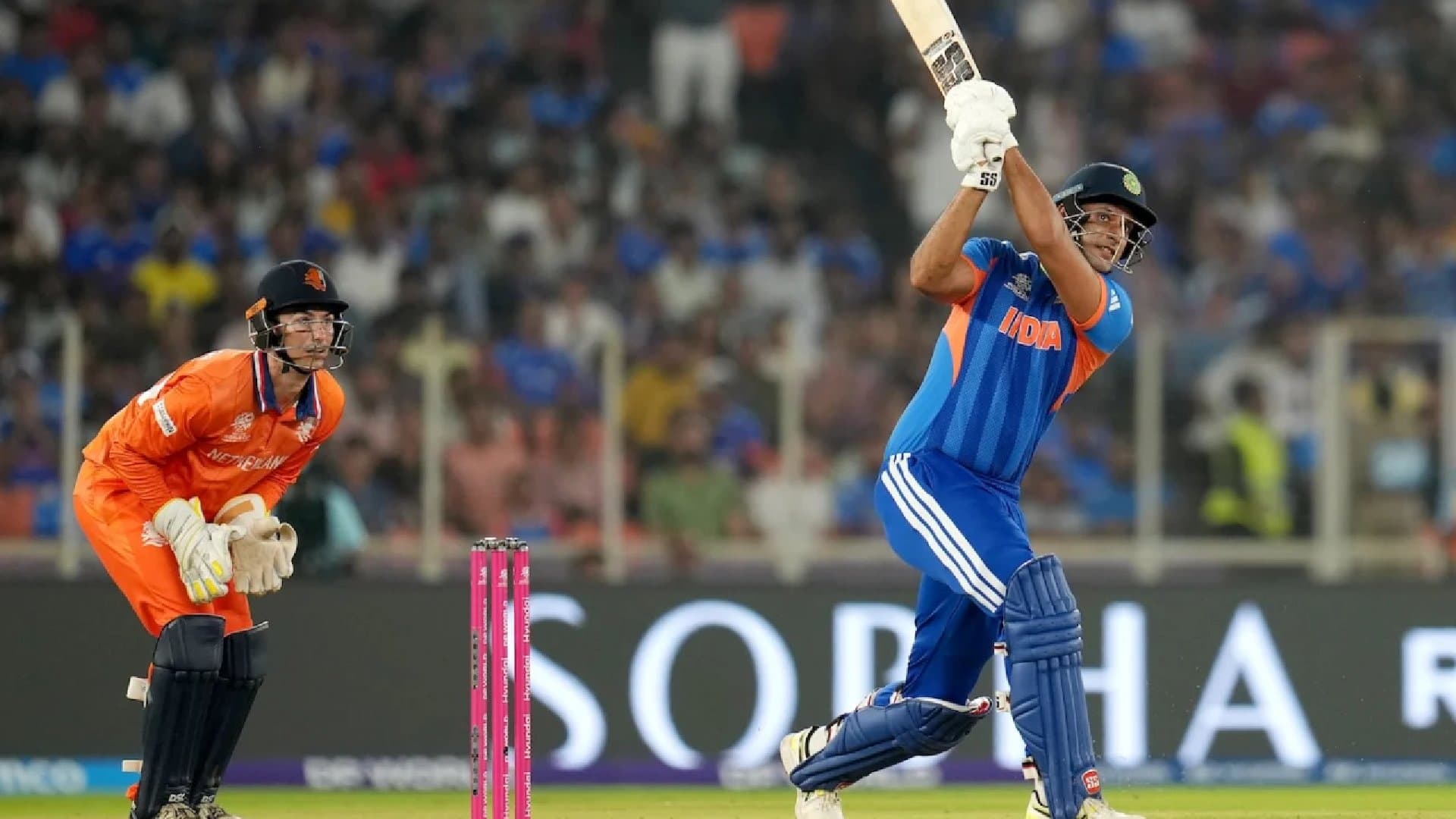 T20 World Cup: Shivam Dube’s Career-Best 66 Powers India to 193 vs Netherlands