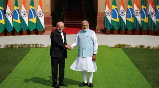 PM Modi, Brazilian President Lula Hold Bilateral Talks At Hyderabad House 