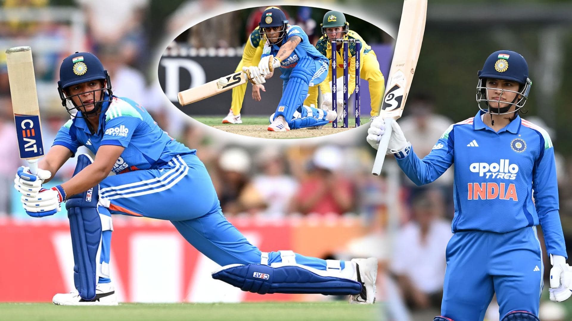 India Bowled out for 214 despite Fifties from Smriti Mandhana, Harmanpreet Kaur
