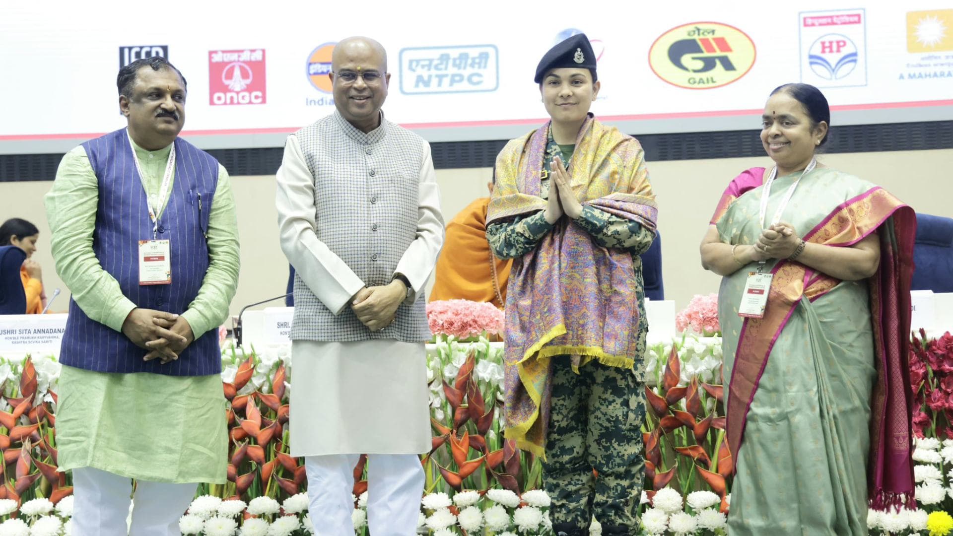 Dharmendra Pradhan Calls for Women’s Empowerment at Bharati-Nari Conference
