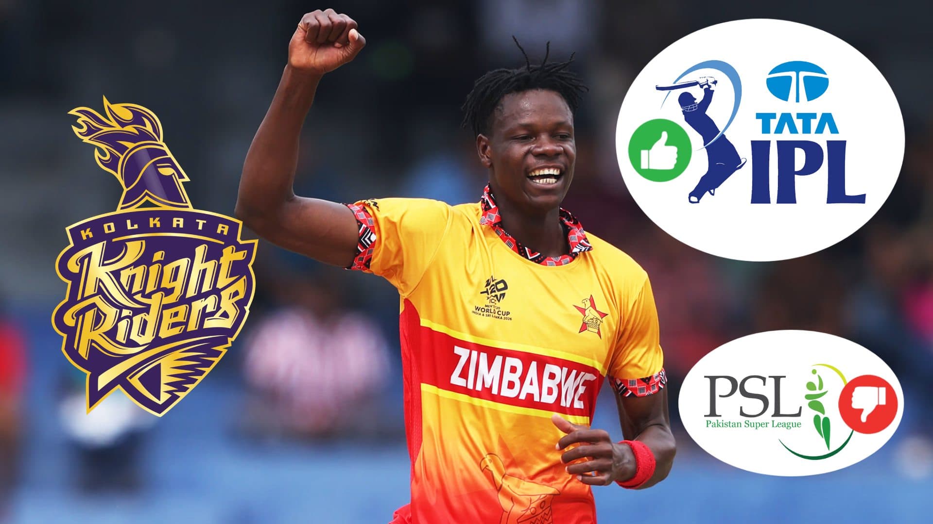 Trending: KKR Signs Zimbabwe Pacer Blessing Muzarabani for IPL 2026, Leaves out PSL