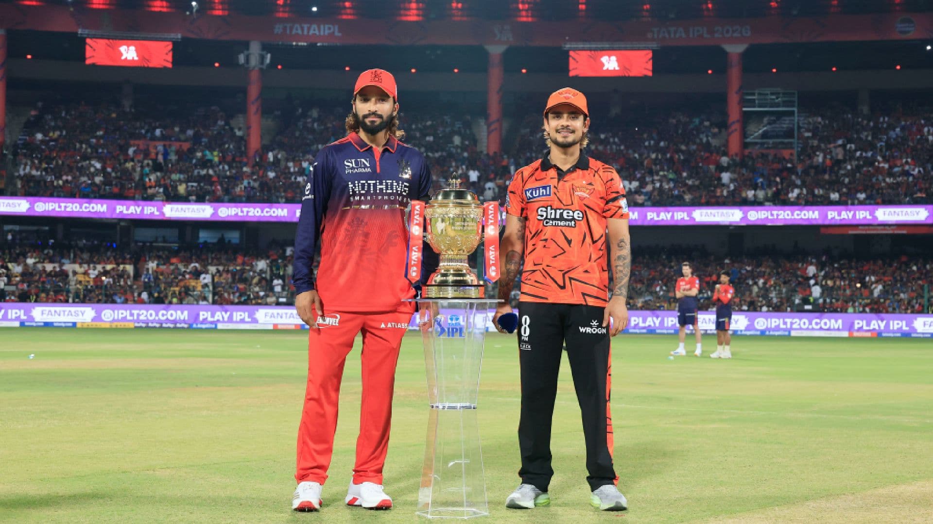 IPL 2026: RCB Elect To Bowl First Against SRH; Abhinandan Singh, Jacob Duffy Make Debuts