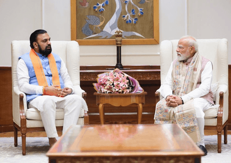 Samrat Choudhary Meets PM Modi, Seeks Guidance for Bihar’s Development