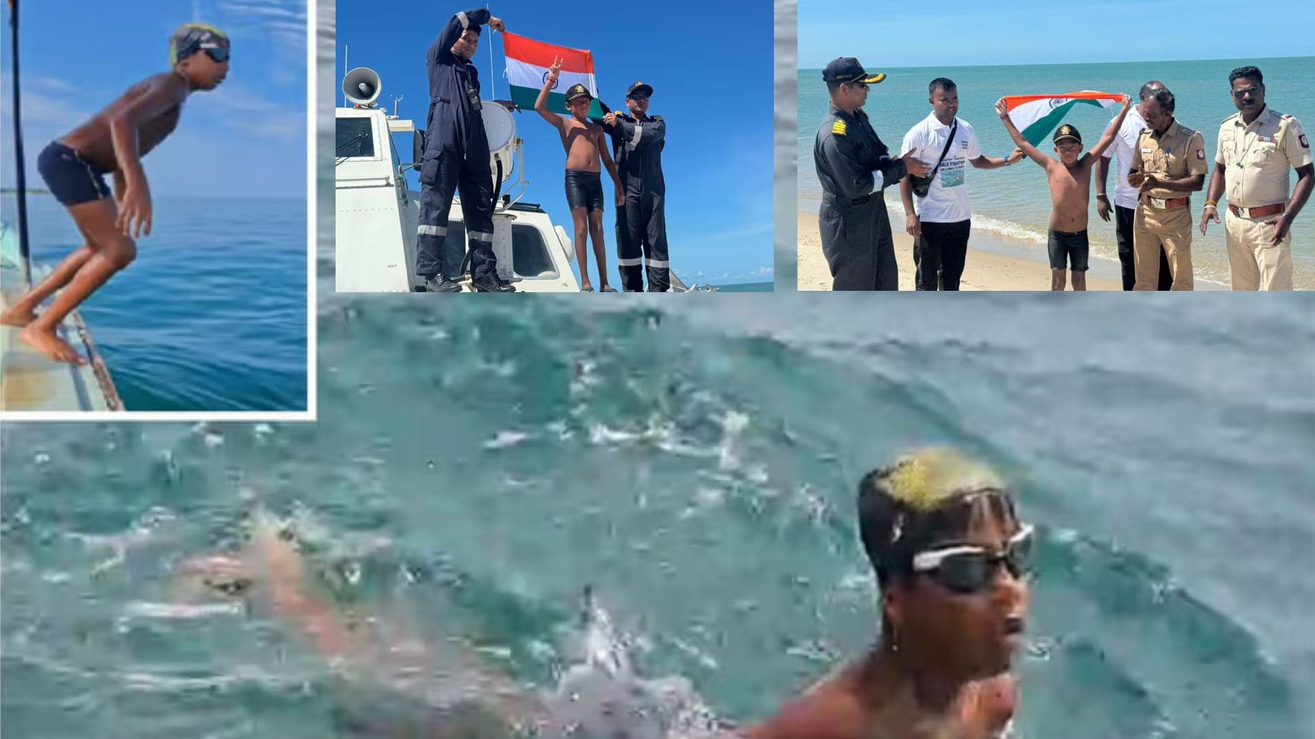 From Sri Lanka to India: Ranchi’s 7‑Year‑Old Ishank Singh Conquers the Ocean, 29 km Palk Strait, Sets World Record