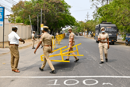 TN Polls: 22,000 Police Personnel for Counting Day Security in Chennai