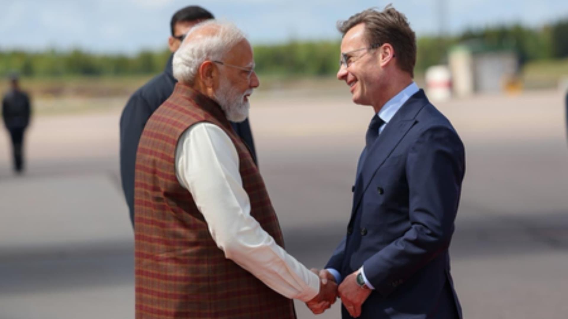 PM Modi Arrives in Sweden to Strengthen Bilateral Ties