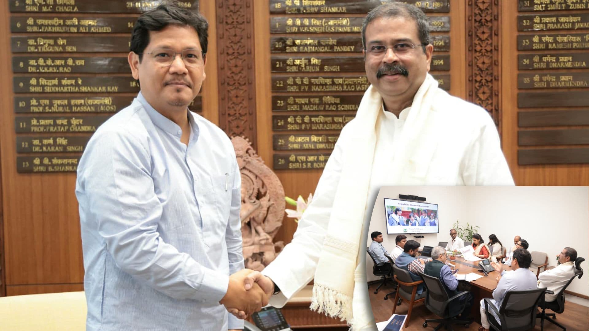 Dharmendra Pradhan Praises Meghalaya’s Education Model, Stresses Mother-Tongue Learning