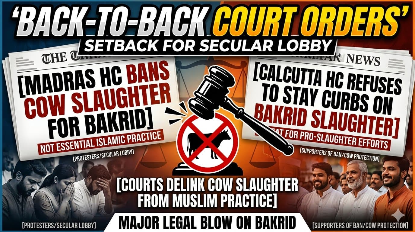 Back-to-Back Court Orders Deal Major Setback to Secular Lobby on Bakrid Cow Slaughter| Analysis