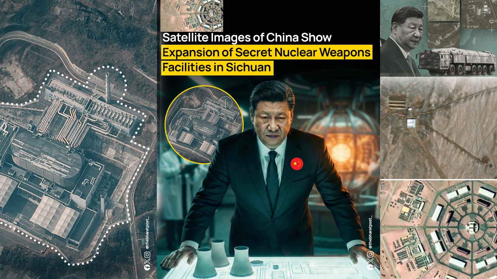 Satellite Images Expose China’s Secret Nuclear City And Expanding Missile Silos Amid US Tensions, Sparking Global Alarm