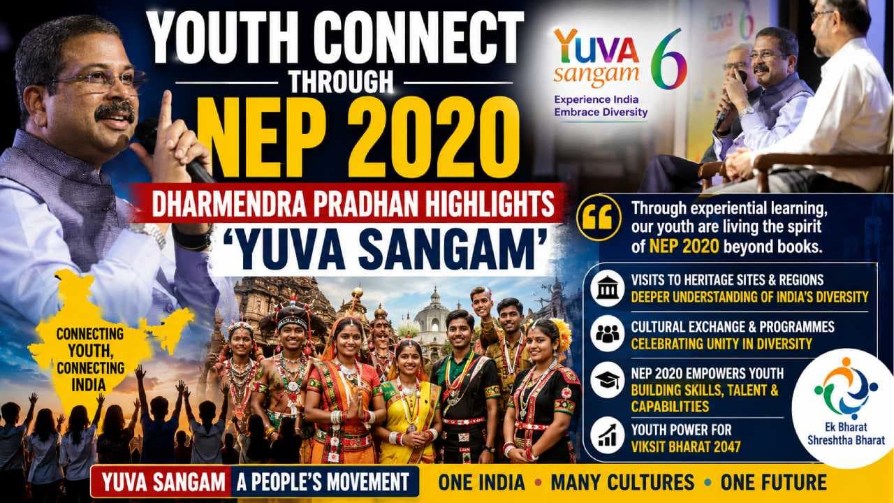 Youth Connect Through NEP 2020: Dharmendra Pradhan Highlights ‘Yuva Sangam’