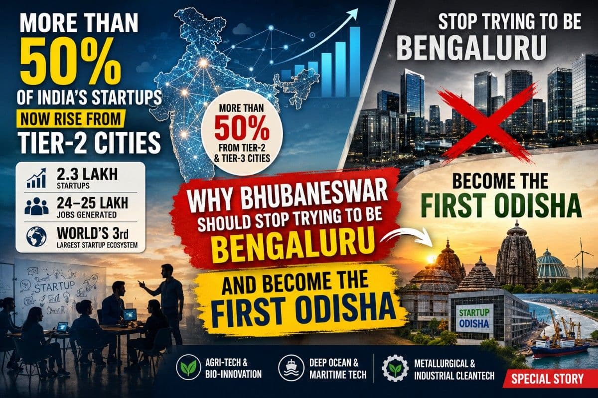 Tier-2-3 Cities Now corner 50% of India's Startups: Why Bhubaneswar Must Become first Odisha, not Bengaluru |Special Story