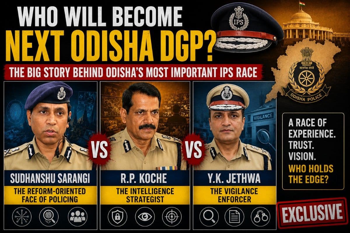 Who Will Become Next Odisha DGP? Sudhanshu Sarangi vs R.P. Koche vs Y.K. Jethwa — The Big Story Behind Odisha's Most Important IPS Race | Exclusive