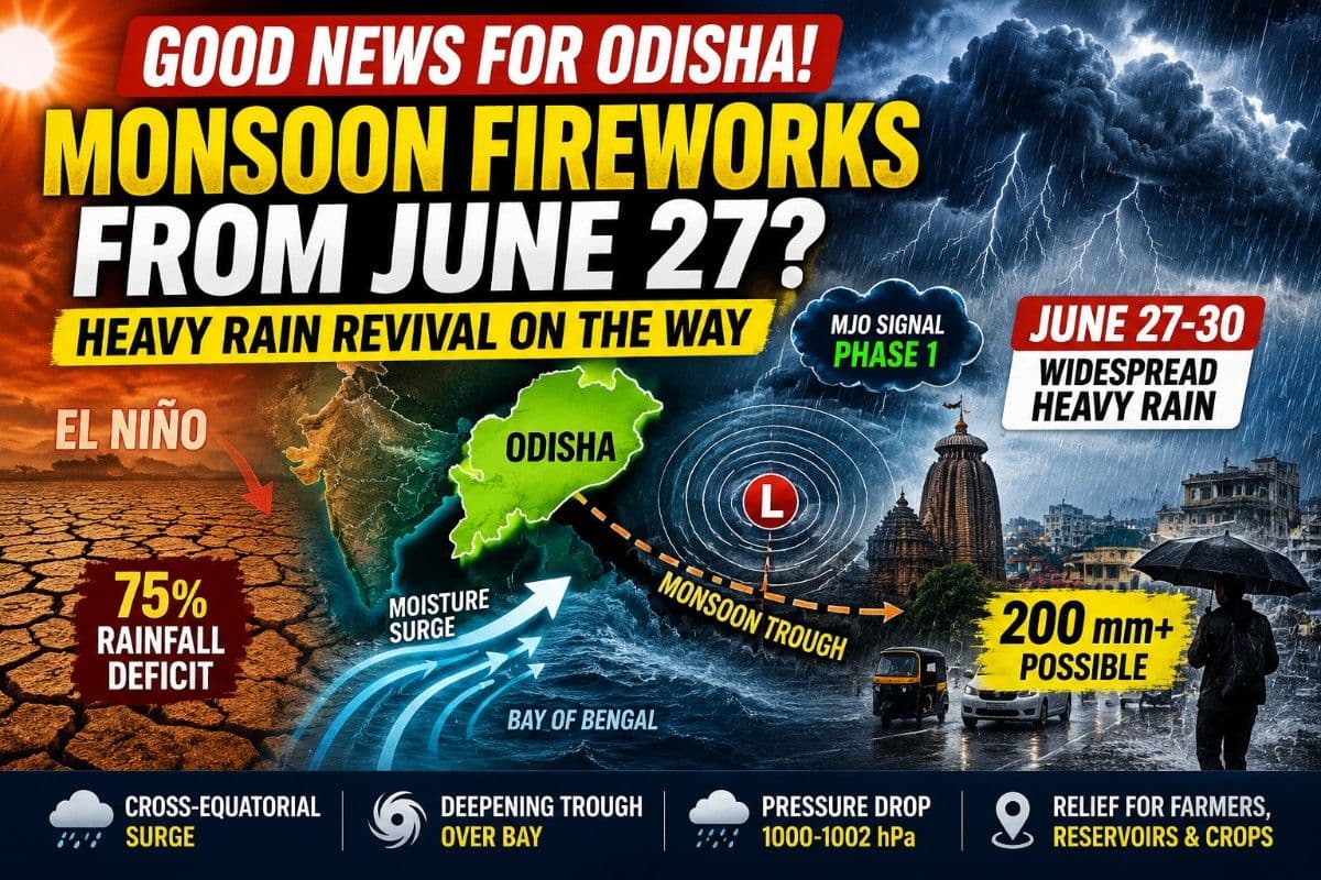 Good News For Odisha: Monsoon Fireworks May Begin in June Last Week | Exclusive
