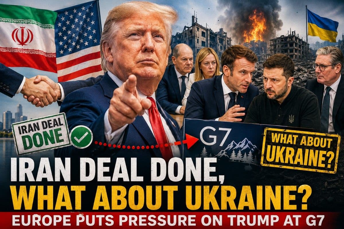 Iran Deal Done, What About Ukraine? Europe Puts Pressure on Trump at G7