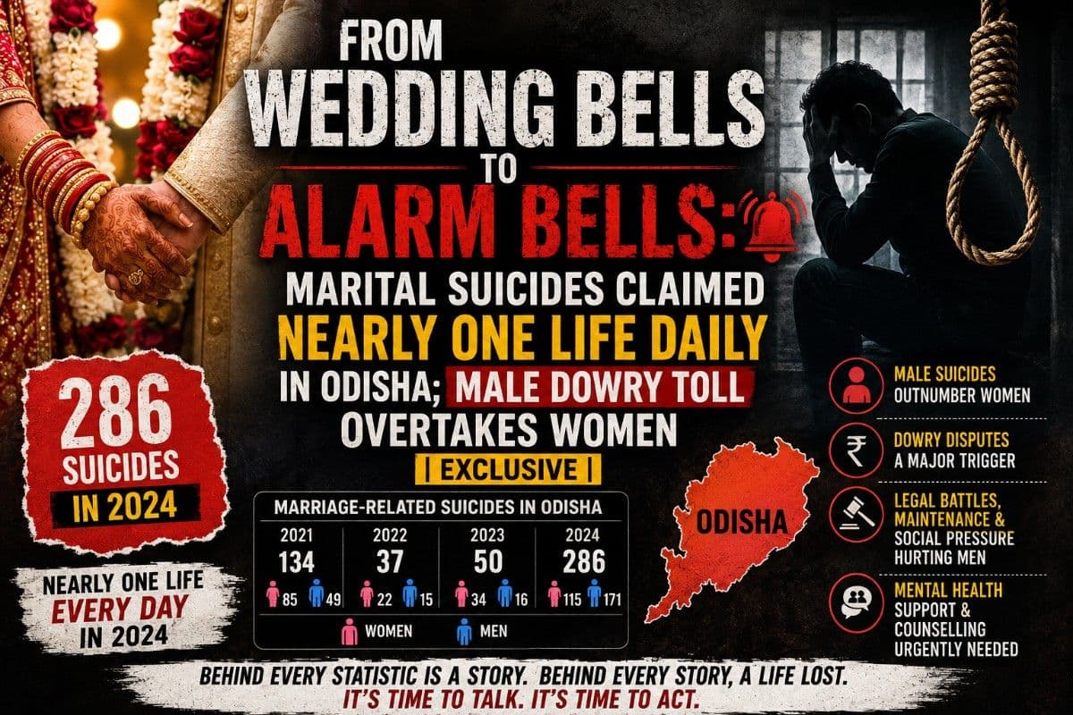 From Wedding Bells to Alarm Bells: Marital Suicides Claimed Nearly One Life Daily in Odisha; Male Dowry Toll Overtakes Women | Exclusive