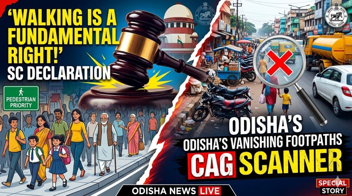 SC Declares Walking Fundamental Right As Odisha Under CAG Scanner For Vanishing Pedestrian Spaces| Special Story