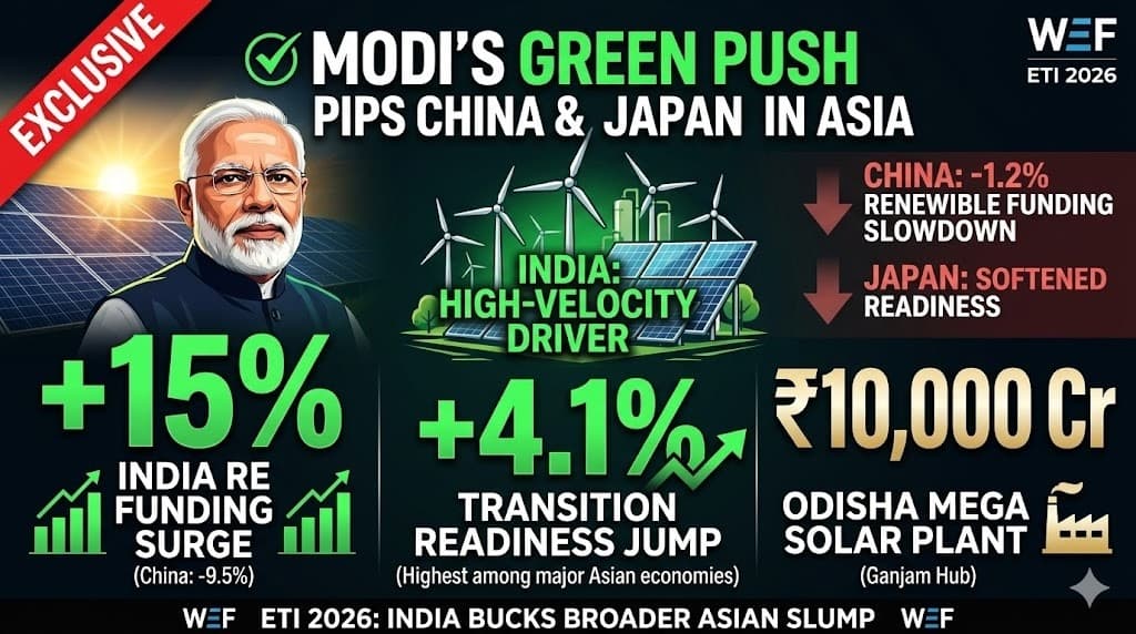 ETI 2026: Modi Govt Green Push Pips China, Japan in Asia; Odisha Emerges Key Player| Exclusive
