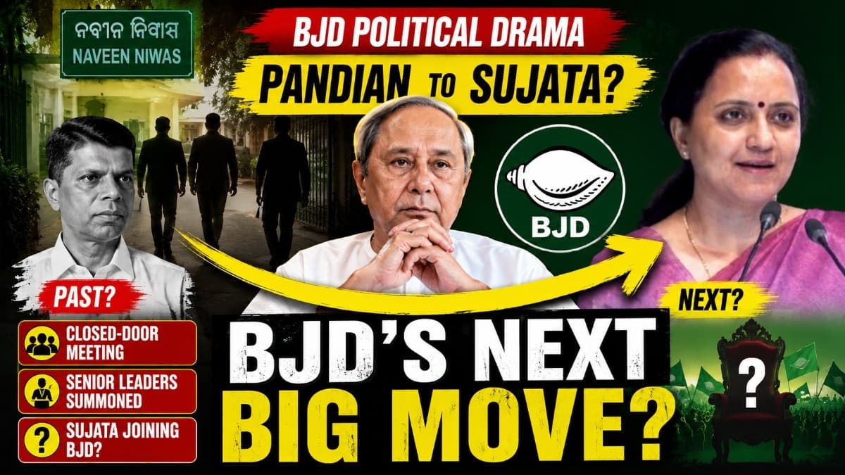 From Pandian to Sujata? Why Odisha’s Political Corridors Are Once Again Debating the Future of BJD | Political Analysis