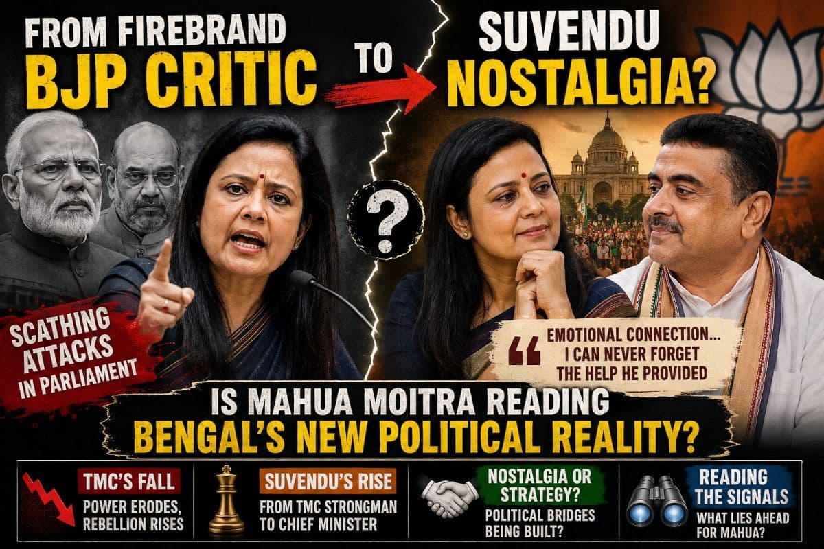From Firebrand BJP Critic to Suvendu Nostalgia: Is Mahua Moitra Reading Bengal's New Political Reality? | Political Analysis