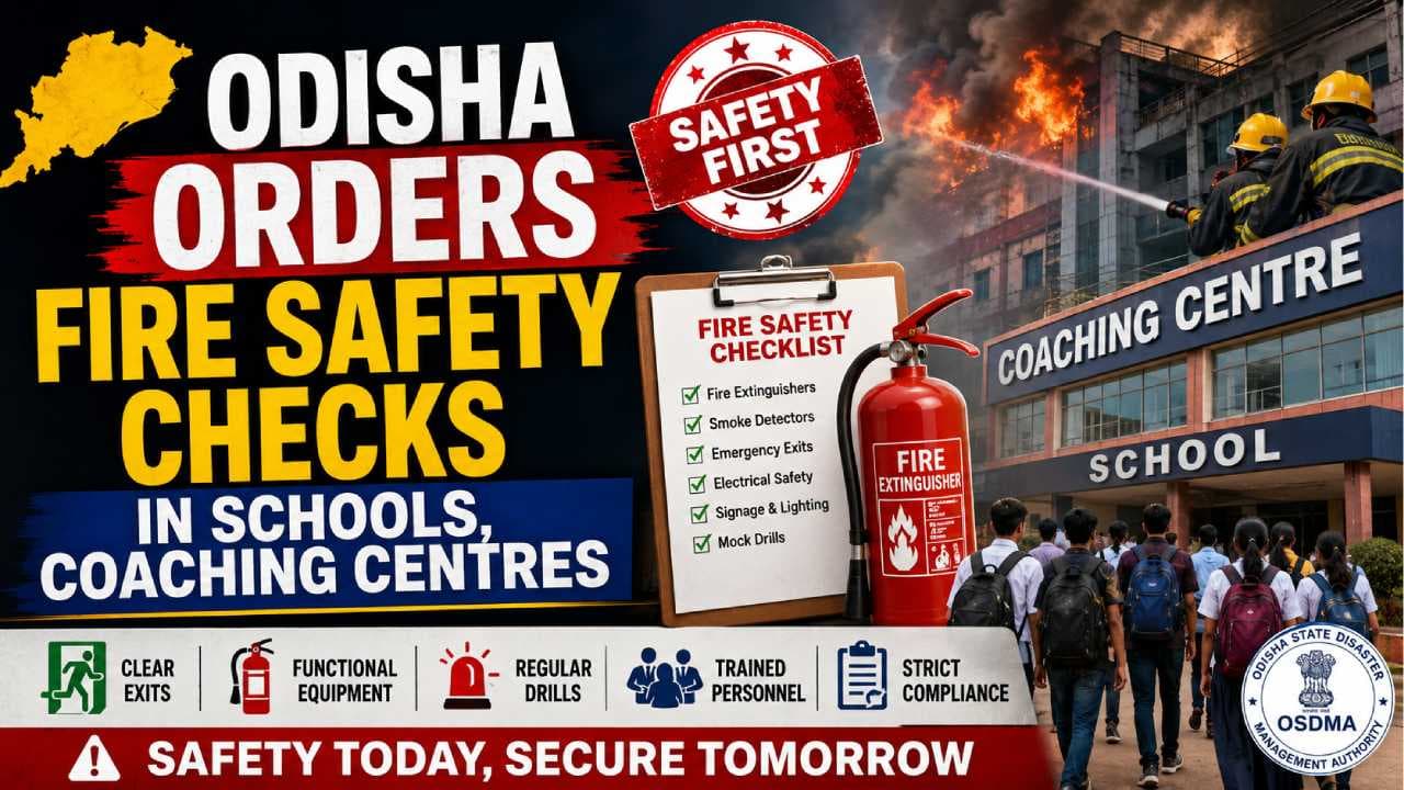 After Lucknow Tragedy, Odisha Tightens Fire Safety Norms in Schools, Coaching Centres