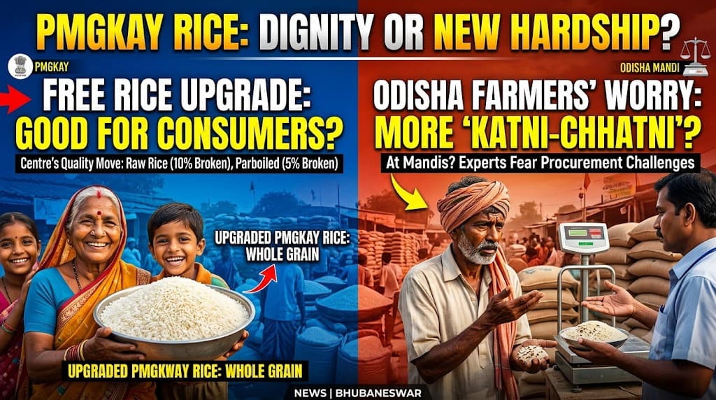Centre's Big Move to Improve Free PMGKAY Rice Quality: Will Odisha Farmers Face More 'Katni-Chhatni' at Mandis?| Special Report