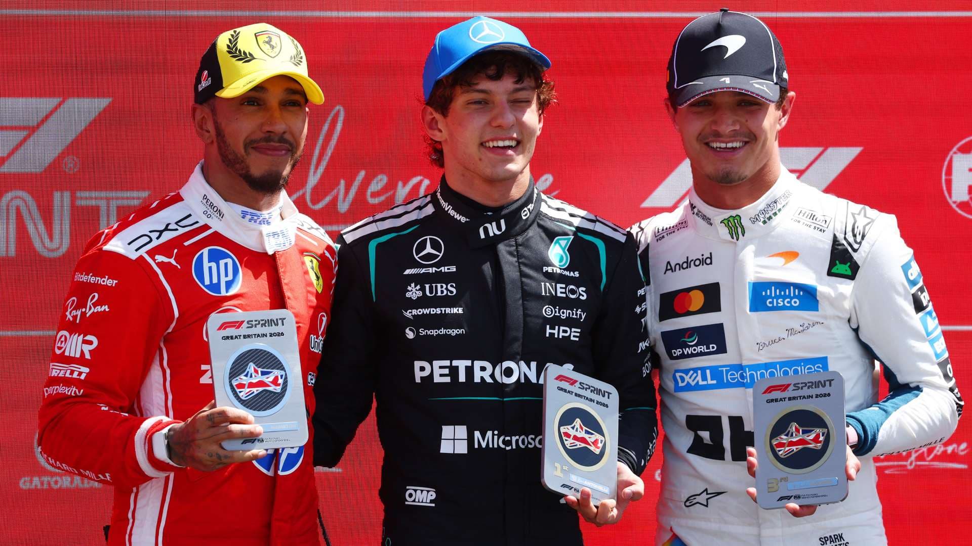 Kimi Antonelli Beats Lewis Hamilton to Win British GP Sprint