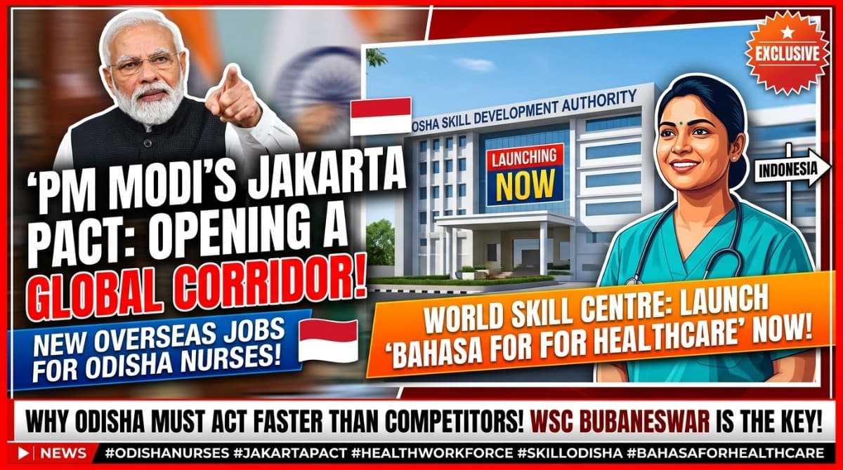 PM Modi’s Jakarta Pact Opens New Overseas Job Corridor for Odisha Nurses: Why World Skill Centre Must Launch ‘Bahasa for Healthcare’ Now | Exclusive