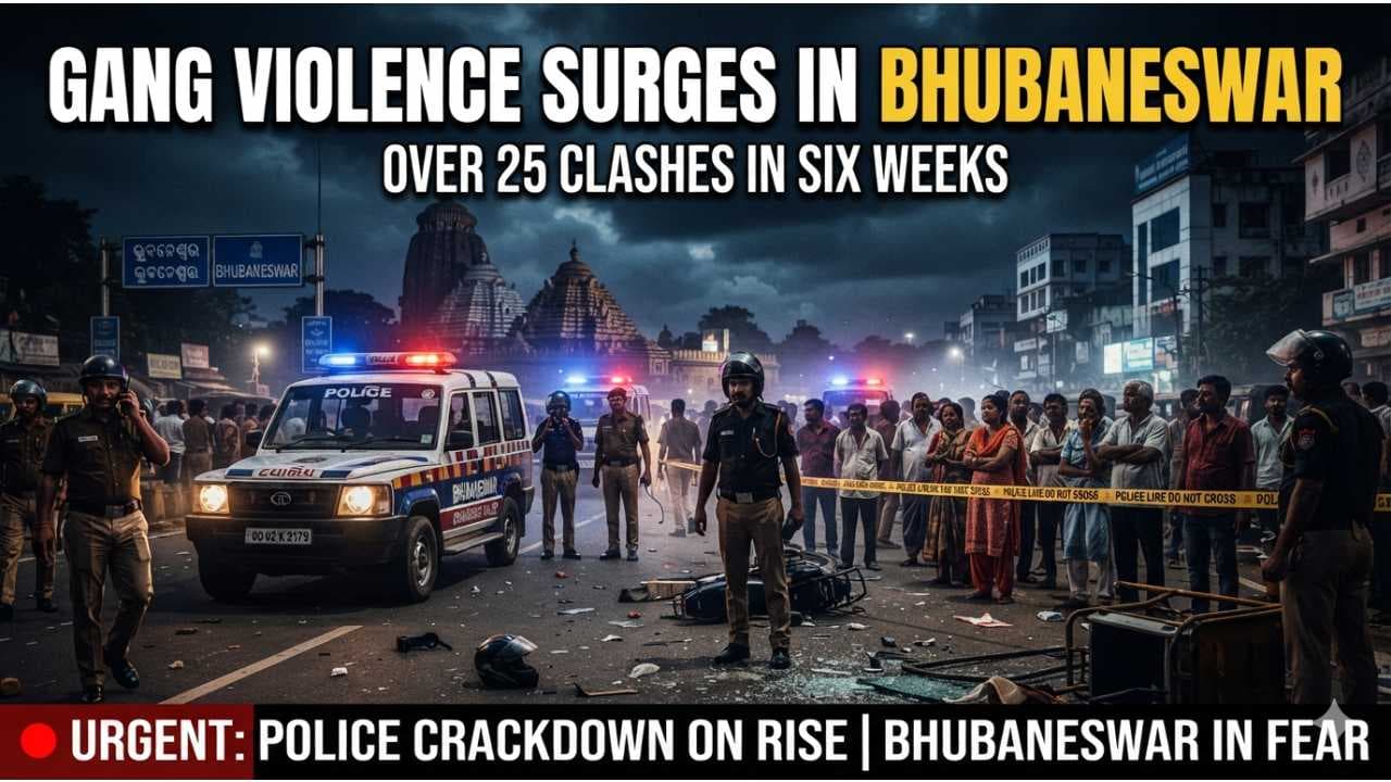 Gang Violence Surges in Bhubaneswar; Over 25 Clashes in Six Weeks