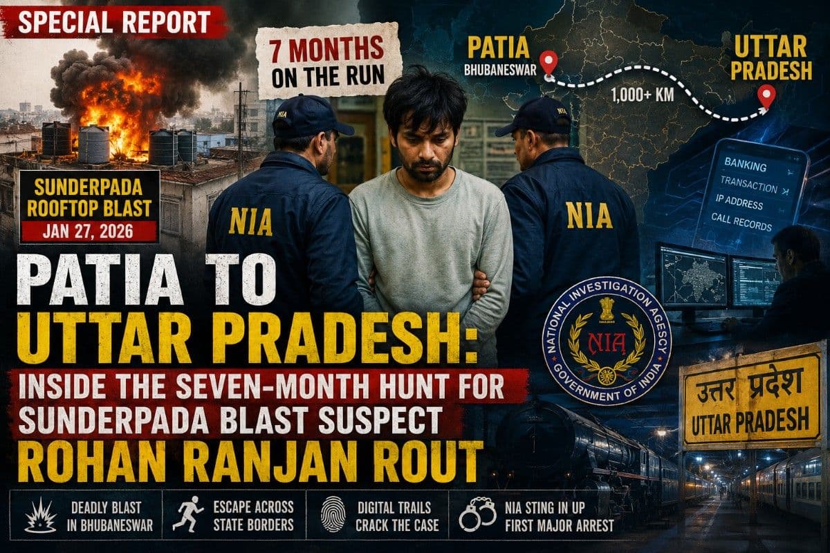Sundarpada Blast Case: How NIA Tracked Suspect Rohan Rout from Patia to Uttar Pradesh| Special Report
