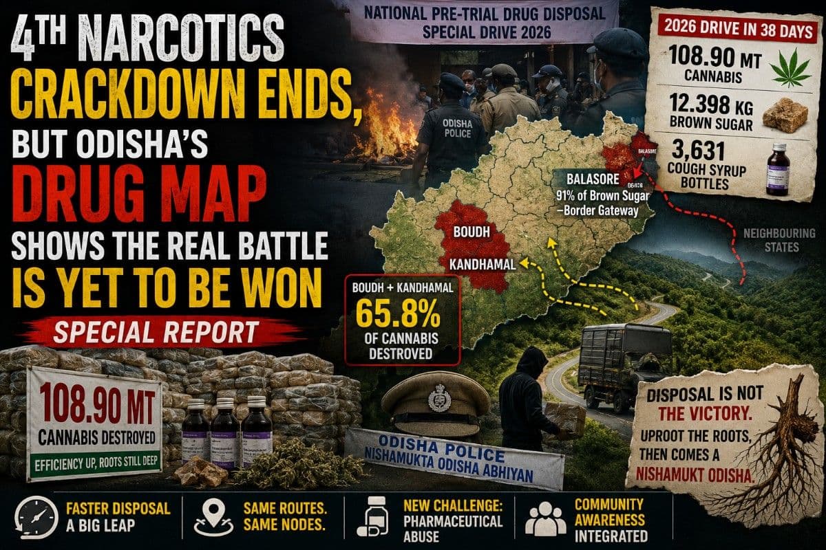 4th Narcotics Crackdown Ends, But Odisha's Drug Map Shows the Real Battle Is Yet to Be Won | Special Report