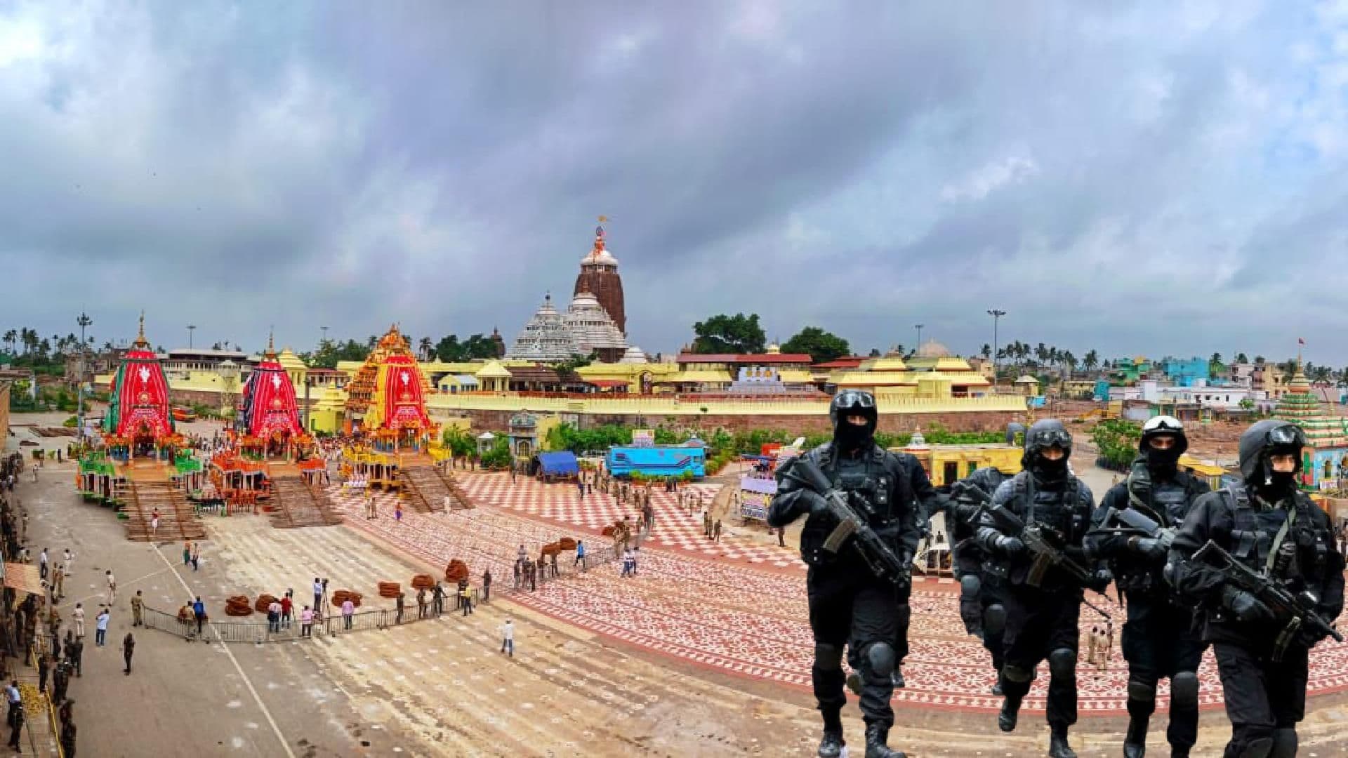 NSG Unit, 15 CAPF Companies & 13,000 Cops: All About Puri's Massive Rath Yatra Security Cover 