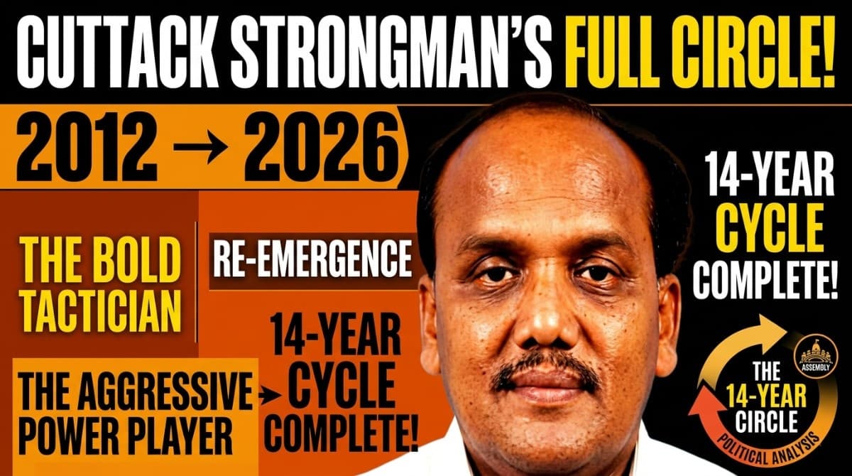 From 2012 to 2026: How Cuttack Strongman Prabhat Biswal Completed His 14-Year Political Circle| Political Analysis