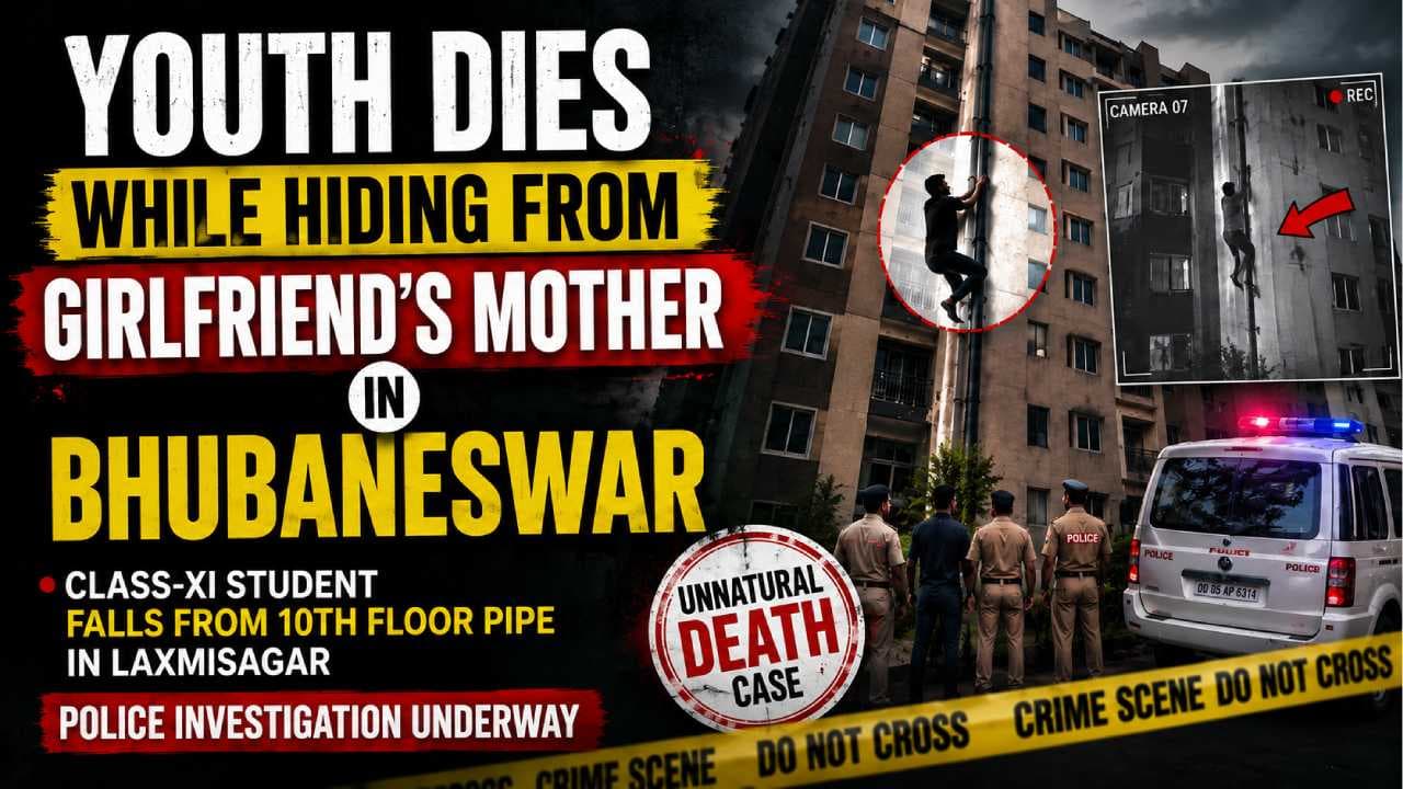 Youth Dies While Hiding From Girlfriend’s Mother in Bhubaneswar
