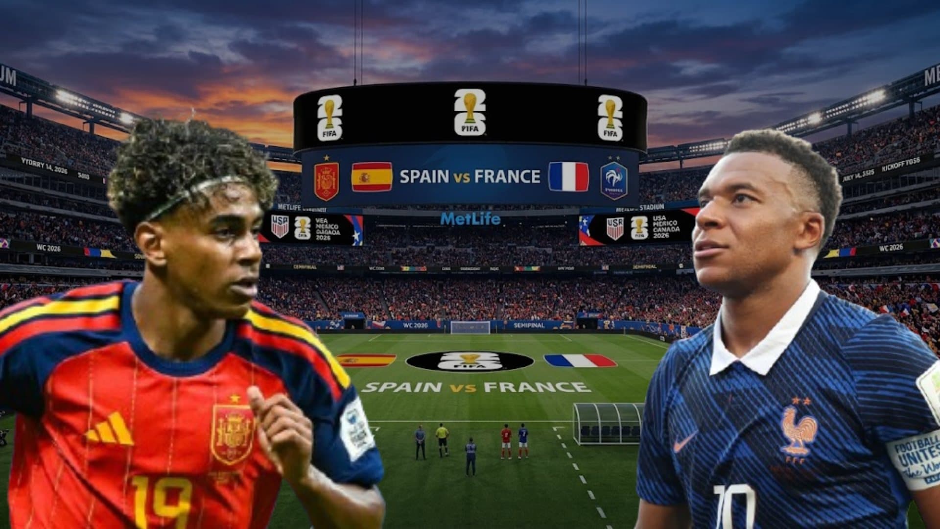 France Face Spain in 1st Semifinal of FIFA World Cup 2026: All You Need to Know before Kick-Off