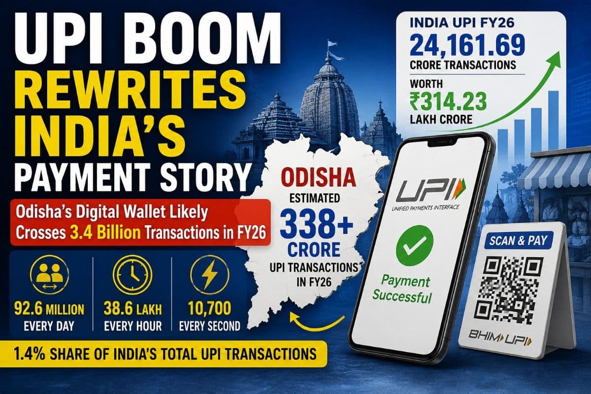 UPI Boom Rewrites India's Payment Story; Odisha's Digital Wallet Likely Crosses 3.4 Billion Transactions in FY26 | Exclusive Analysis