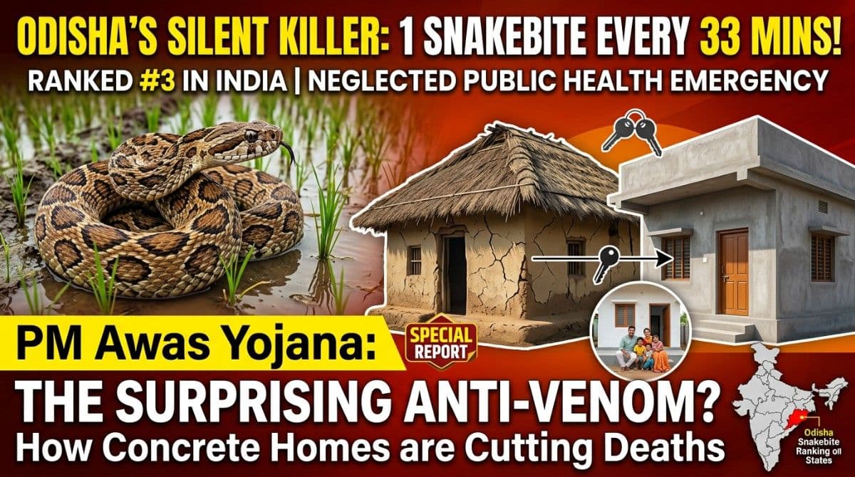The Serpent's Lesson: How PM Awas Yojana Can Cut Odisha's High Snakebite Deaths | Exclusive