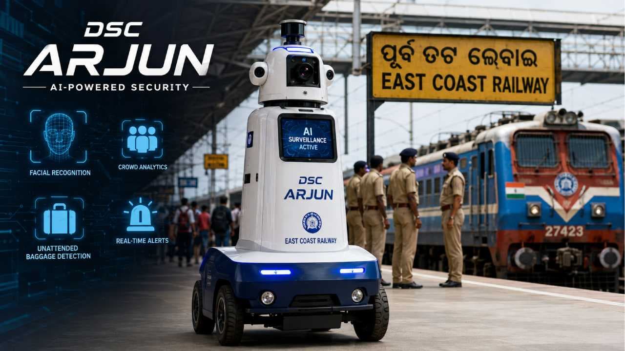East Coast Railway Launches AI-Powered DSC Arjun