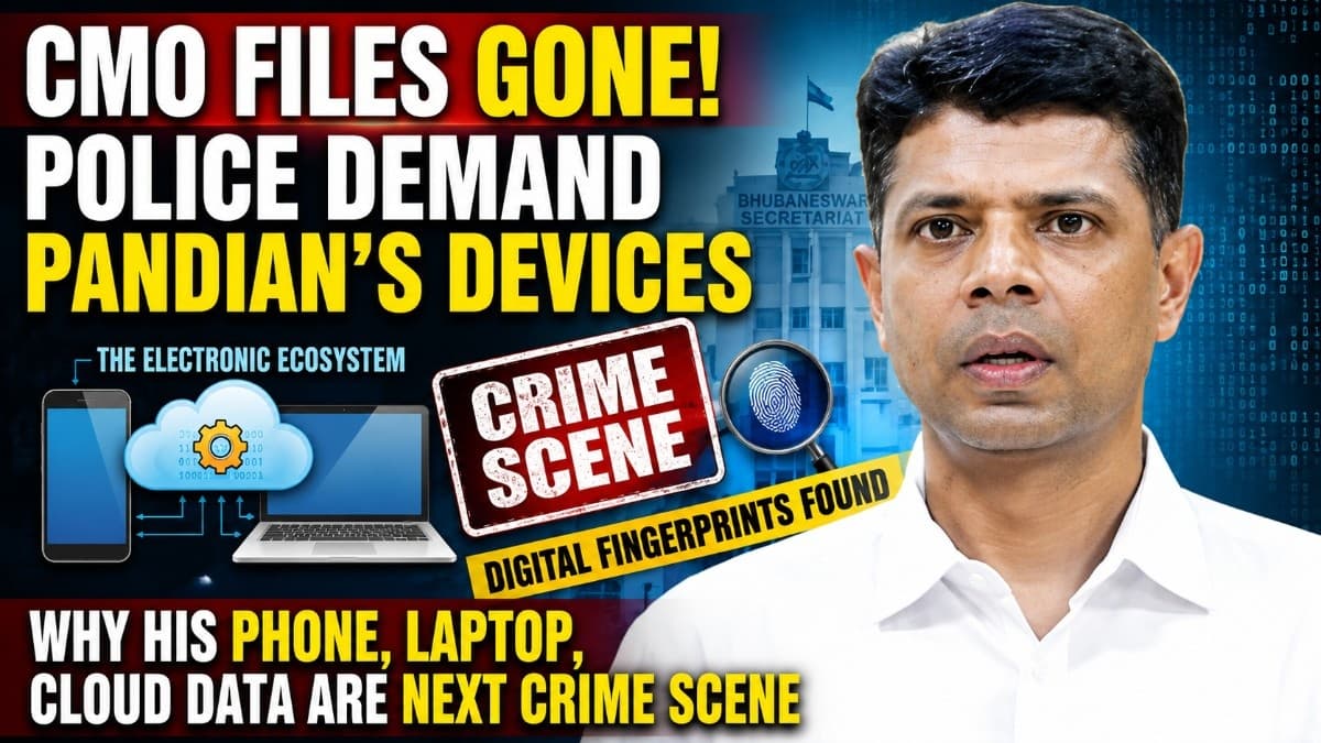 CMO Missing Files: Why Odisha Police Want Former CM Naveen Patnaik's Top Aide V.K. Pandian to Arrive With His Phone, Laptop and Cloud Data | Special Report
