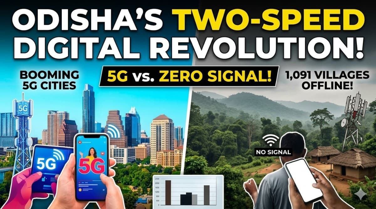 5G is Booming, Yet 1,091 Odisha Villages Remain Offline: Parliament Data Reveals the State's Two-Speed Digital Revolution | Exclusive
