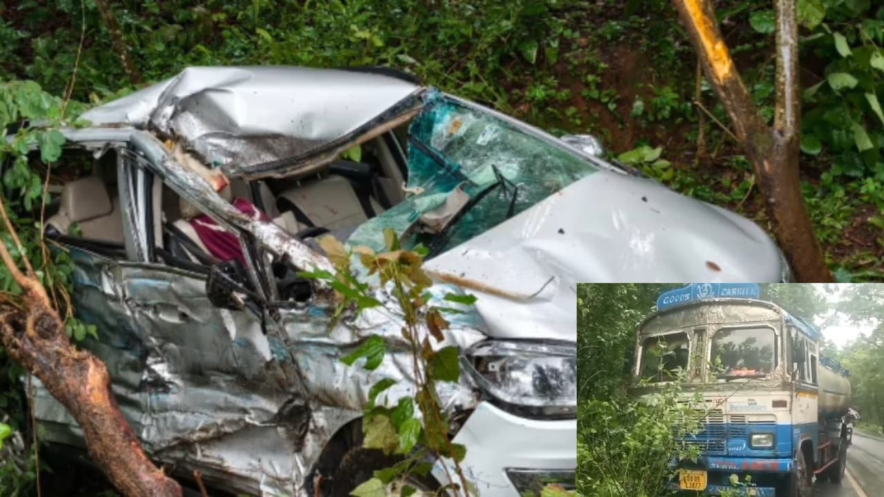 Six Pilgrims Returning From Puri Critically Injured as Petrol Tanker Rams Car in Boudh