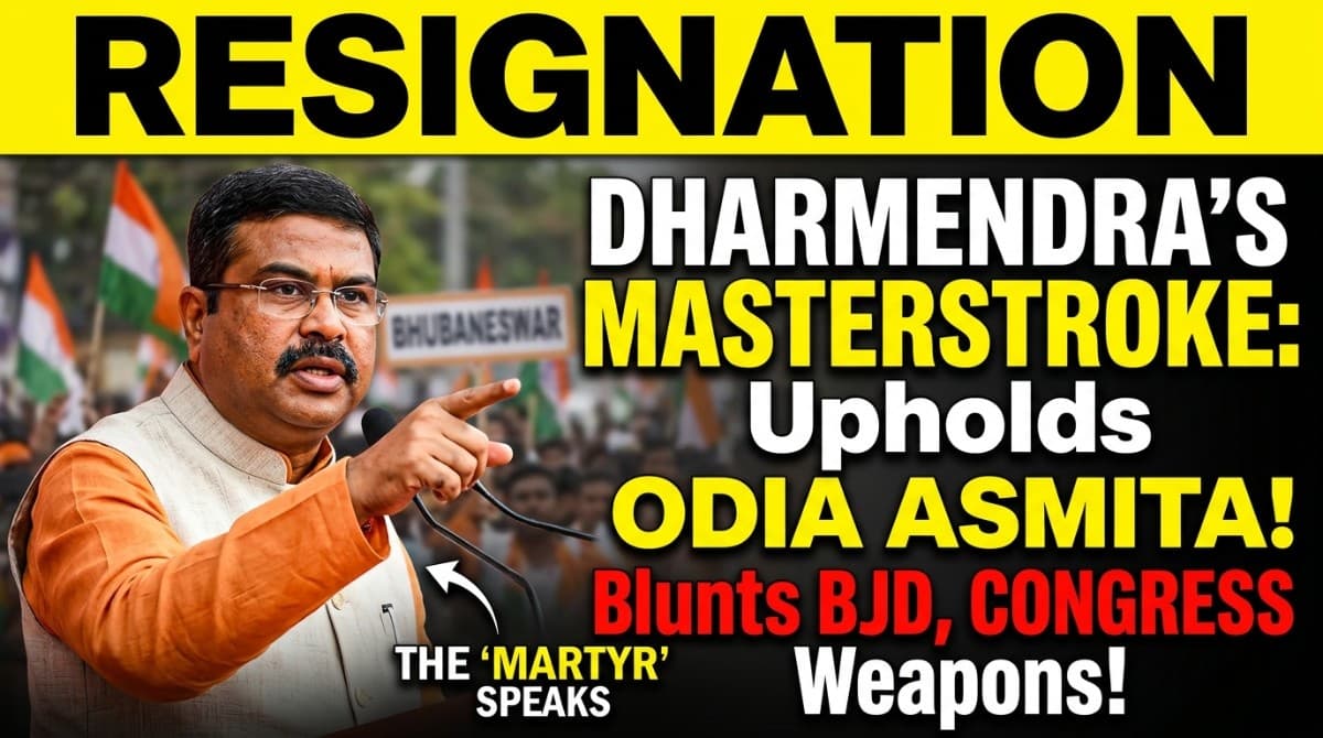 Resignation: Dharmendra Pradhan’s Masterstroke Upholds ‘Odia Asmita’, Blunting Opposition BJD, Congress Weapons| Political Analysis