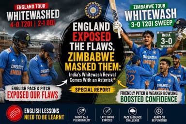 England Exposed the Flaws, Zimbabwe Masked Them: India's Whitewash Revival Comes With an Asterisk| Special Report