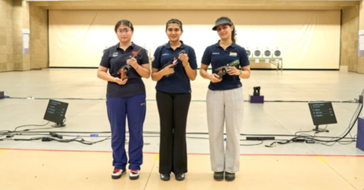 Esha Singh Shoots Gold, Manu Bhaker Settles for Bronze in Hangzhou ISSF World Cup