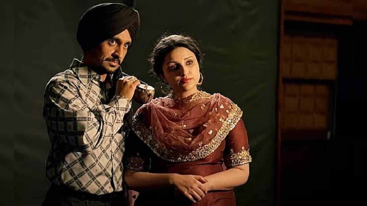 Diljit treats fans to new BTS photos with Parineeti from 'Amar Singh Chamkila' sets