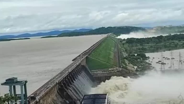 Odisha: Water Level Rising In Hirakud Dam