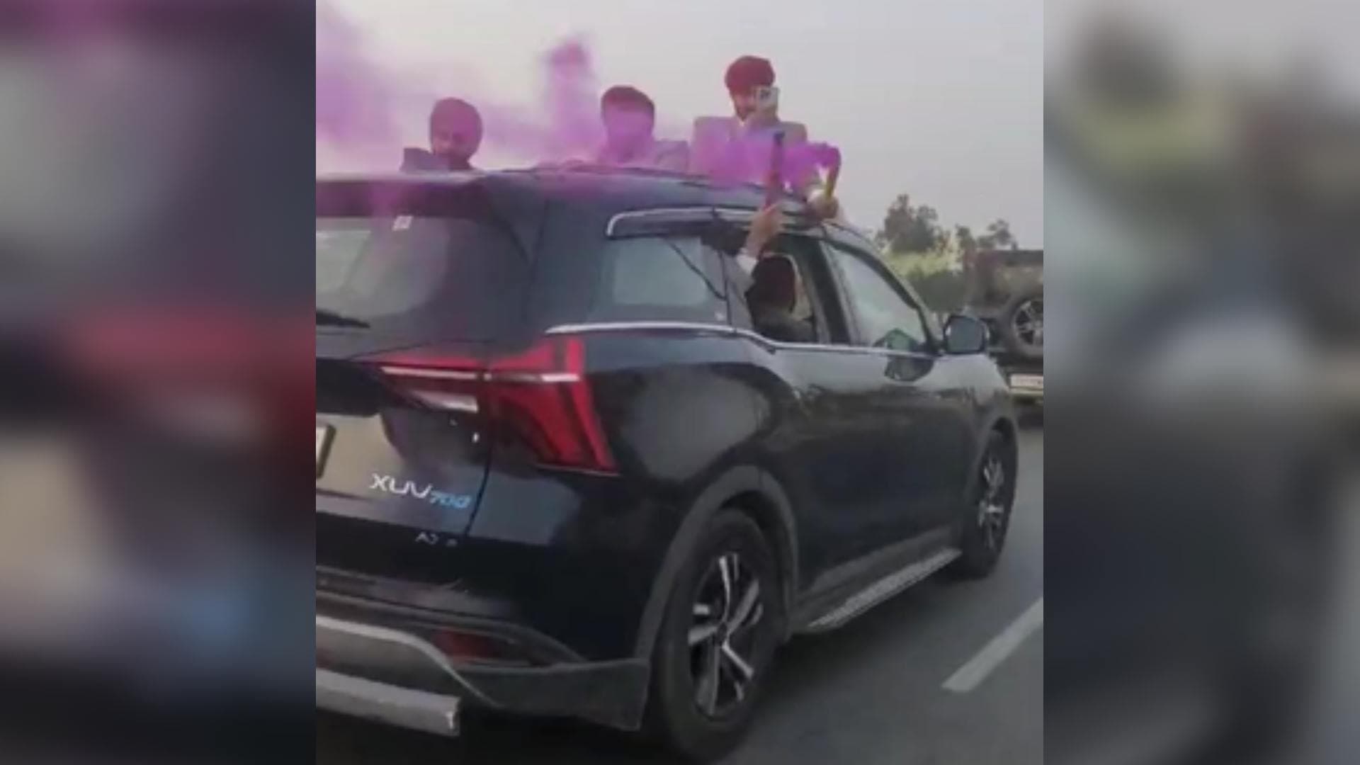 Five Held For Reckless Driving, Bursting Colour Bombs On Delhi Roads