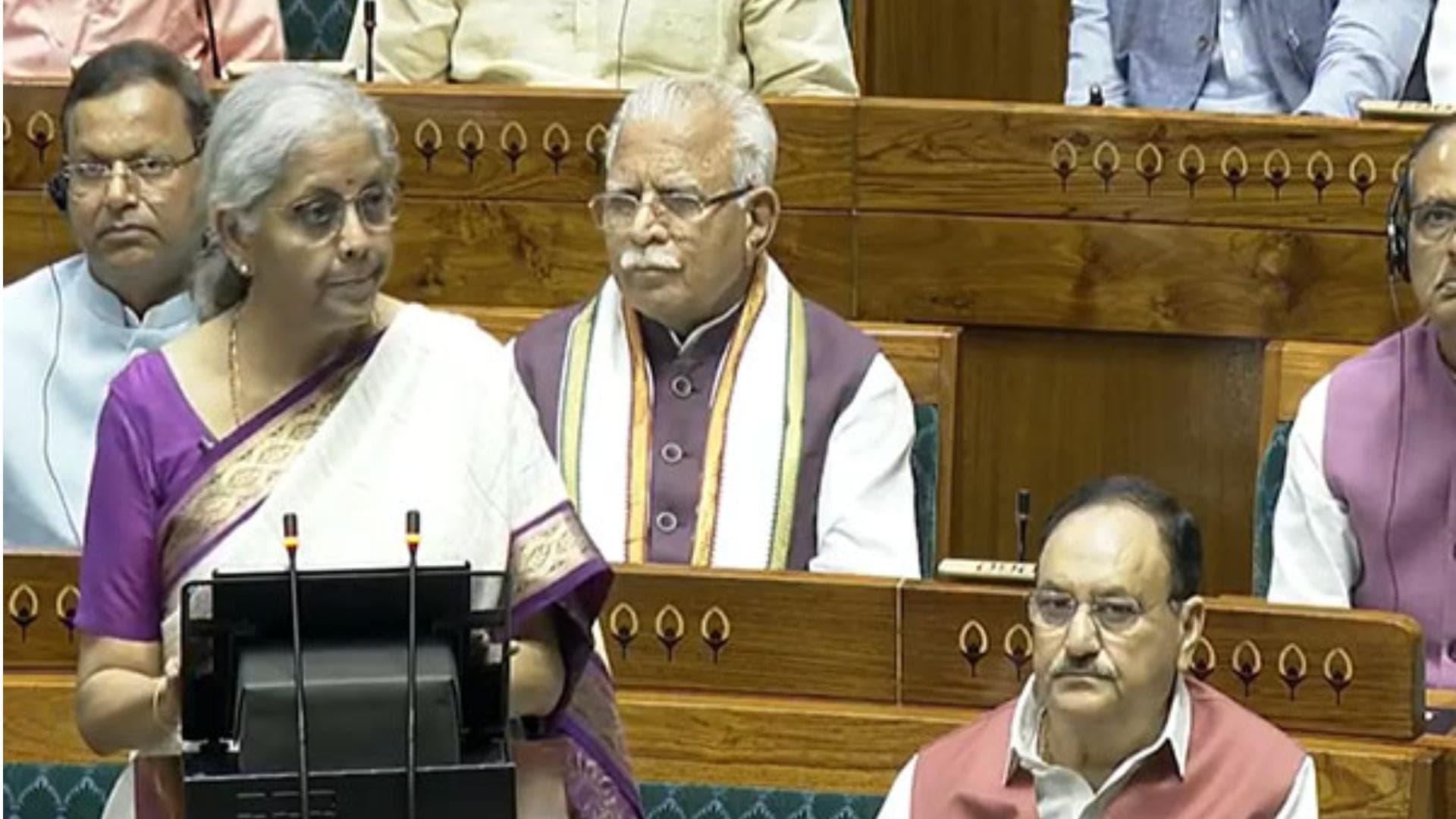 "India's Economic Growth Will Be Shining Exception" FM Sitharaman Presents Union Budget 2024-25