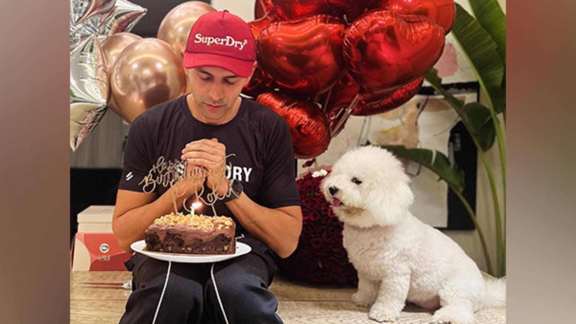 Kartik Aaryan Shares Adorable Picture With Pet Katori On His Birthday