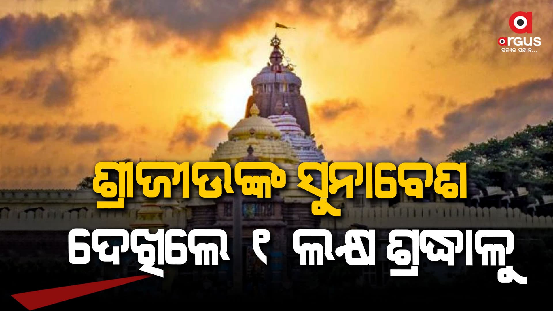 ମହାପ୍ରଭୁଙ୍କ ସୁନାବେଶ ଦେଖି ଭାବବିହ୍ୱଳ ଭକ୍ତ