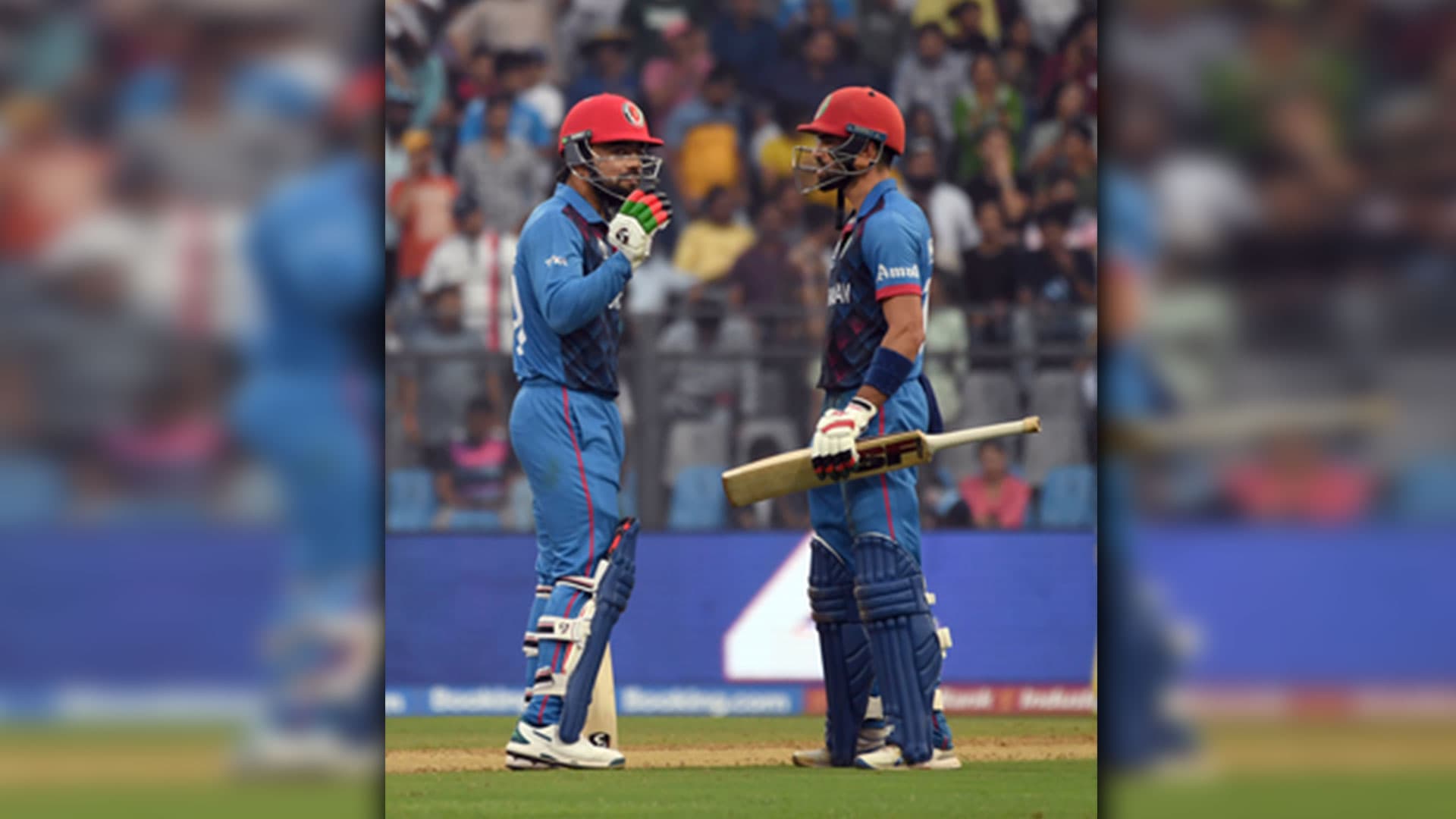 Men's ODI WC:  Zadran's 129*, Rashid Khan's Lusty Blows Help Afghans Reach 291/5 Against Australia